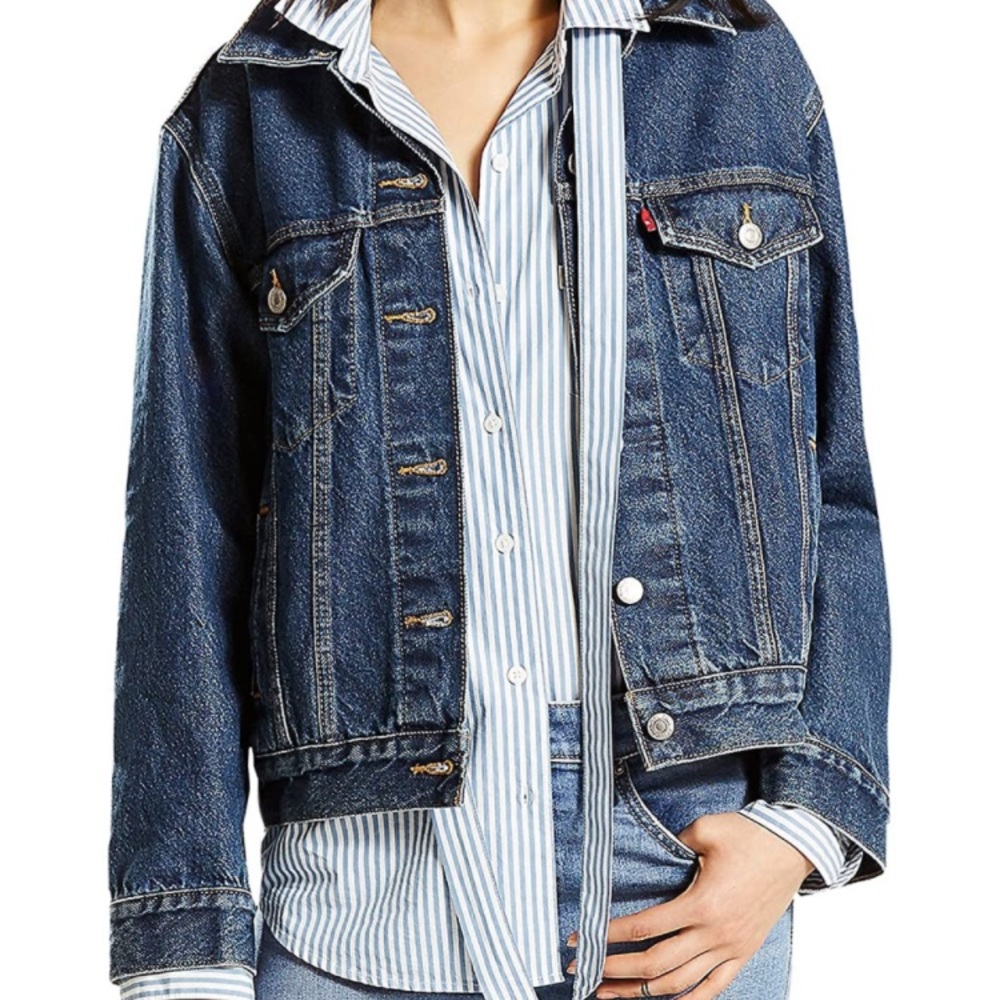 Levi's Women's Ex-Boyfriend Trucker Jacket NWT Size XL
